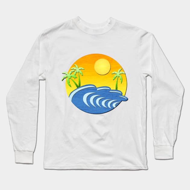 On Island Time Long Sleeve T-Shirt by Packrat